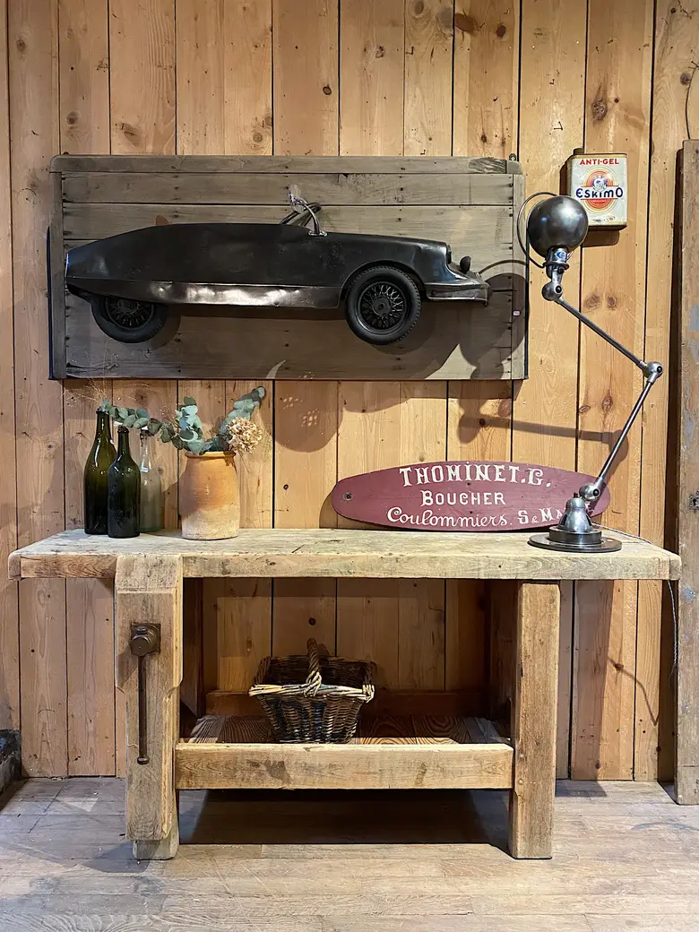 Ancien établi de menuisier Début XXème