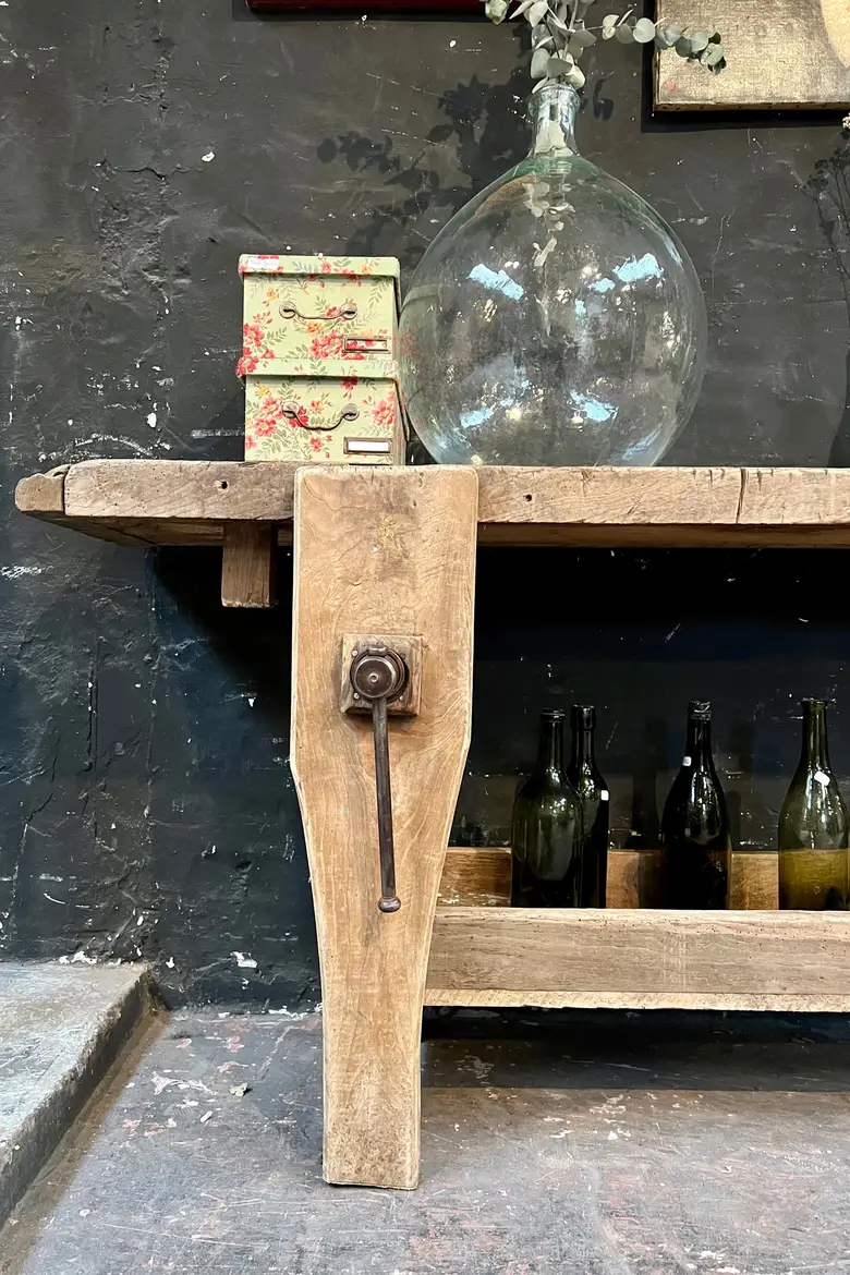 Ancien établi de menuisier Début XXème