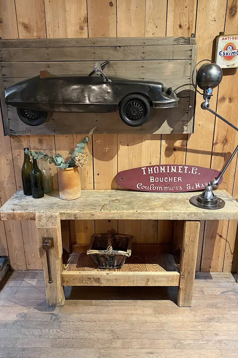 Ancien établi de menuisier Début XXème