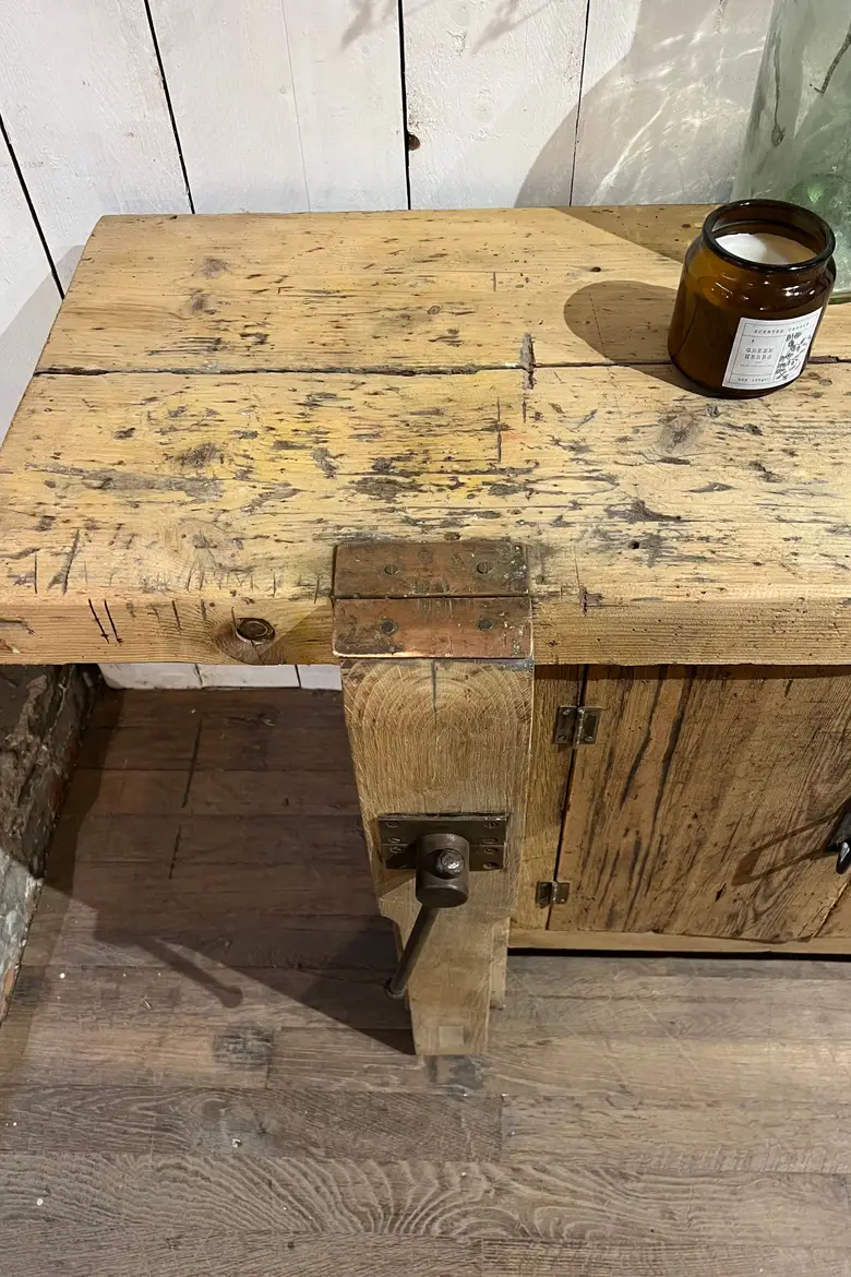 Ancien établi de menuisier Début XXème
