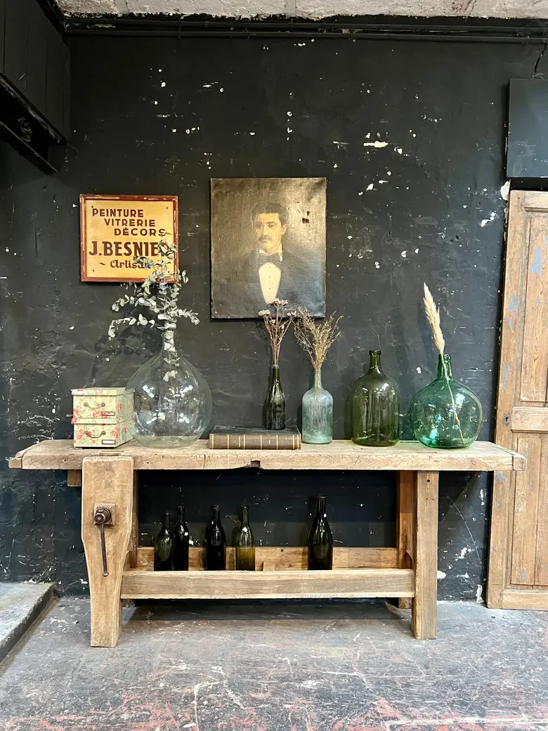 Ancien établi de menuisier Début XXème