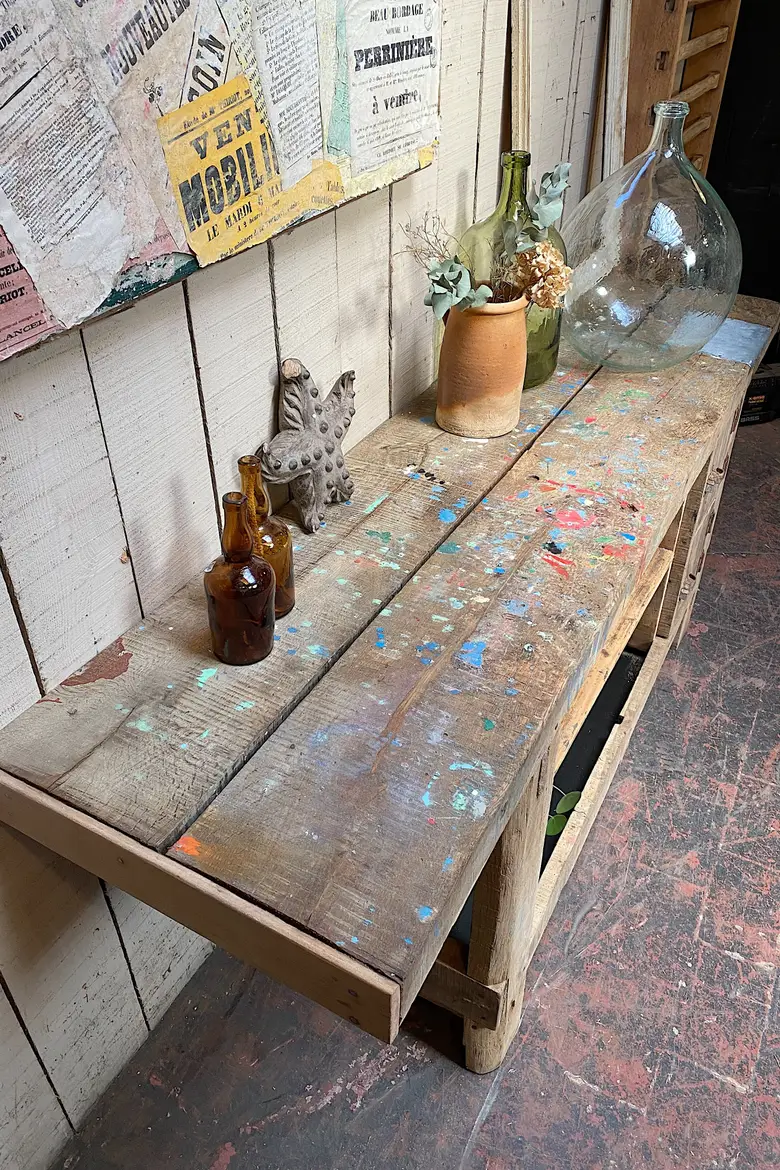 Ancien établi de peintre Début XXème