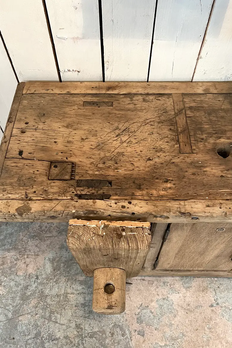 Ancien établi d’usine en bois Début XXème