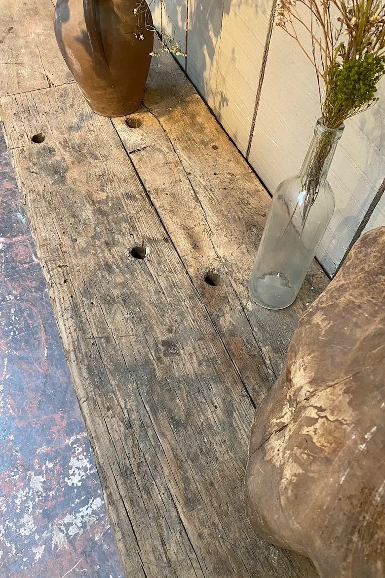 Ancien établi d’usine en bois Début XXème