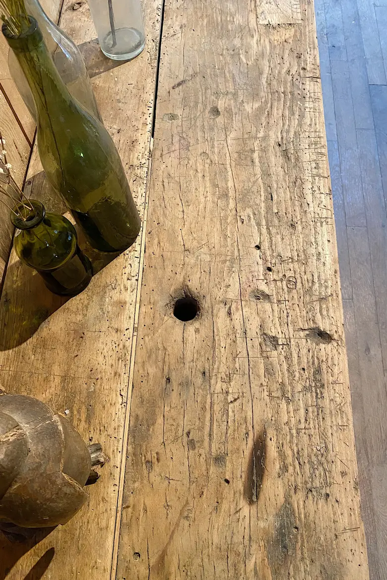 Ancien établi d’usine en bois Début XXème