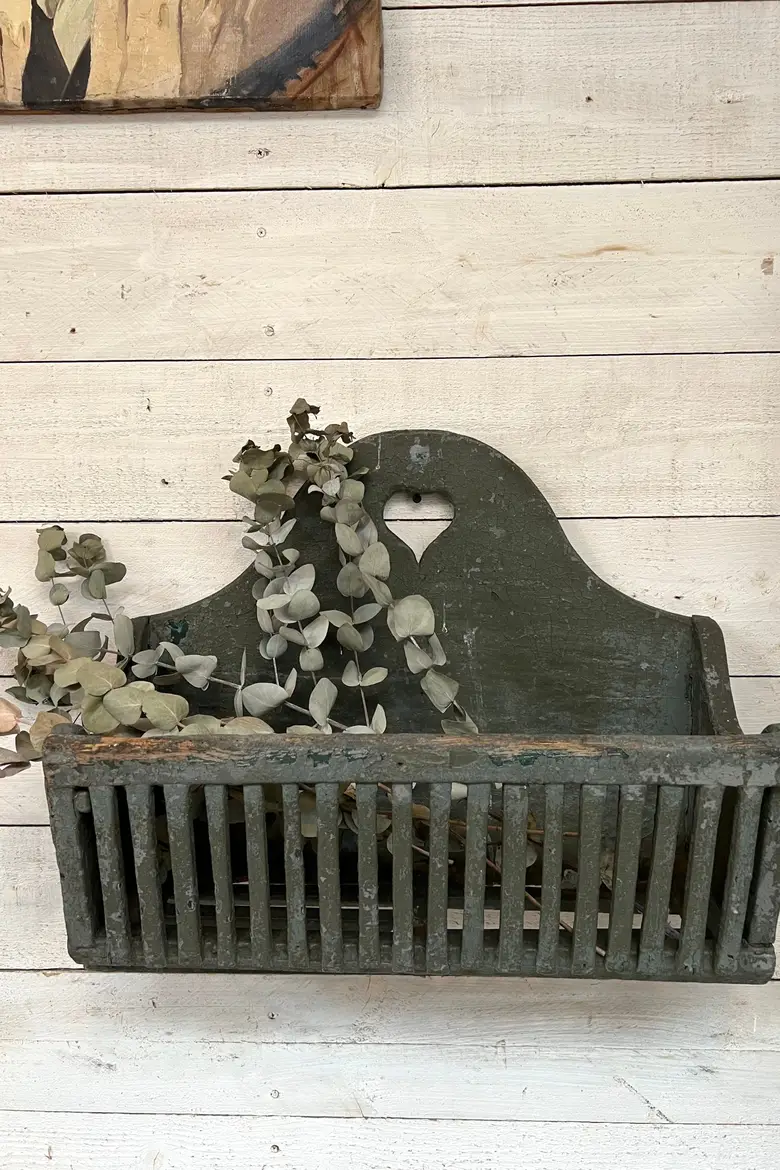 Ancien mangeoire en bois Début XXème