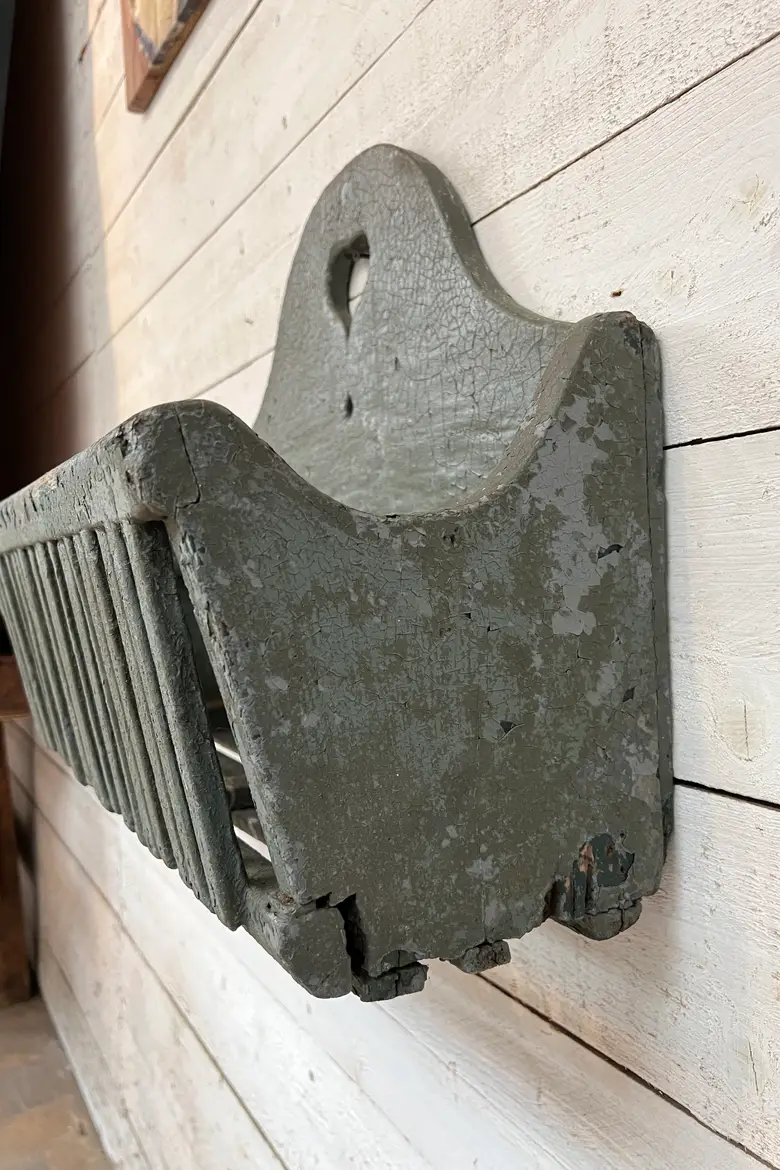 Ancien mangeoire en bois Début XXème