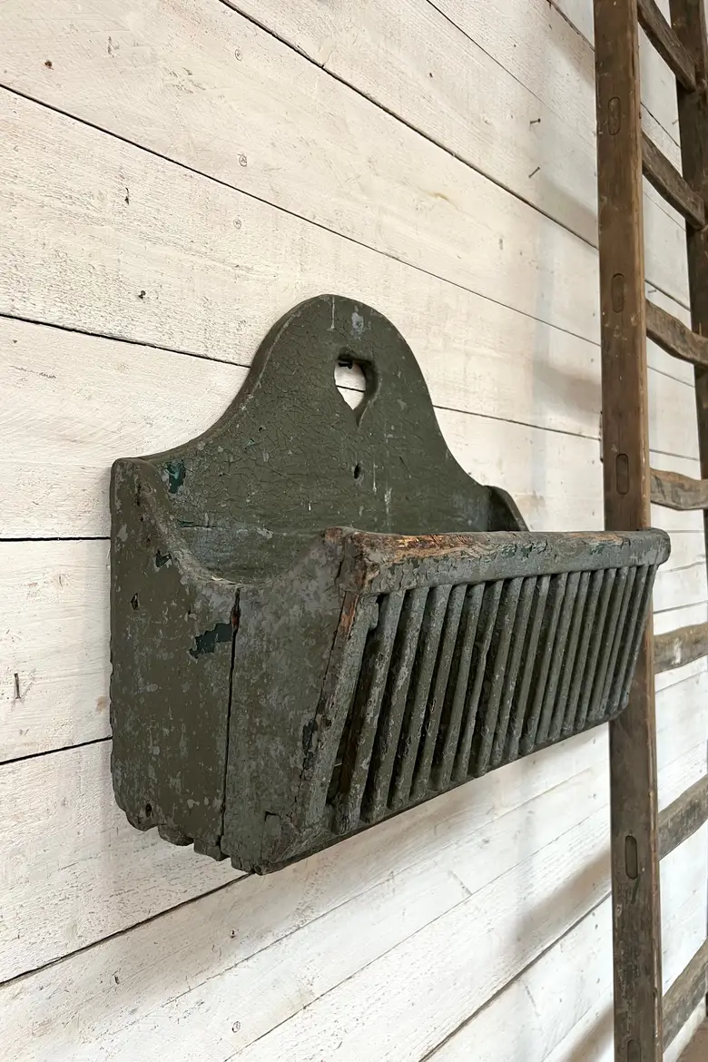 Ancien mangeoire en bois Début XXème