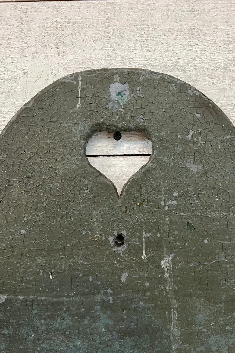 Ancien mangeoire en bois Début XXème