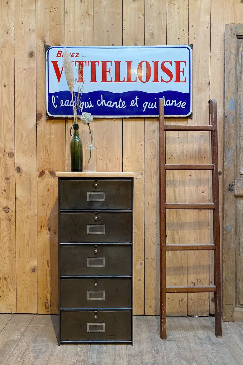 Ancien meuble à clapets Ronéo Années 50