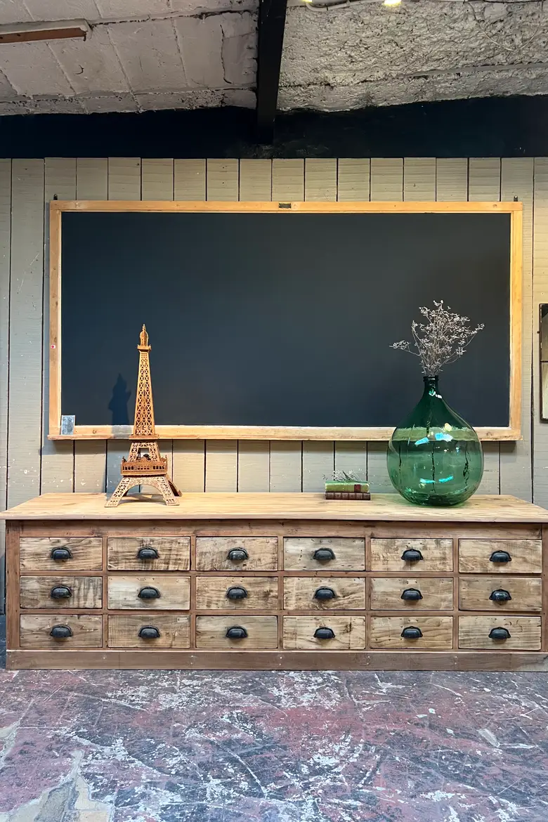 Ancien meuble à tiroirs en sapin Début XXème