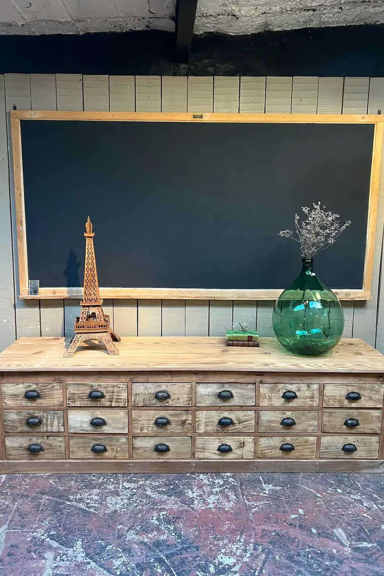 Ancien meuble à tiroirs en sapin Début XXème