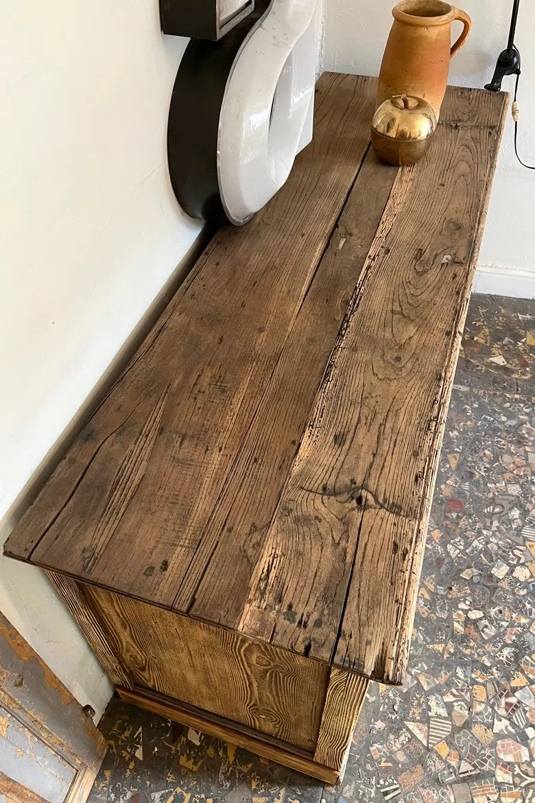 Ancien meuble à tiroirs en sapin Début XXème