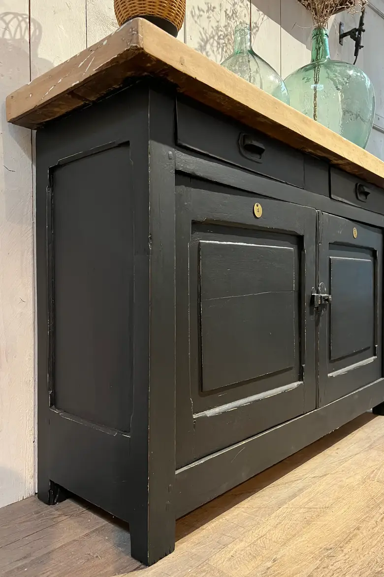 Ancien meuble billot Début 20ème