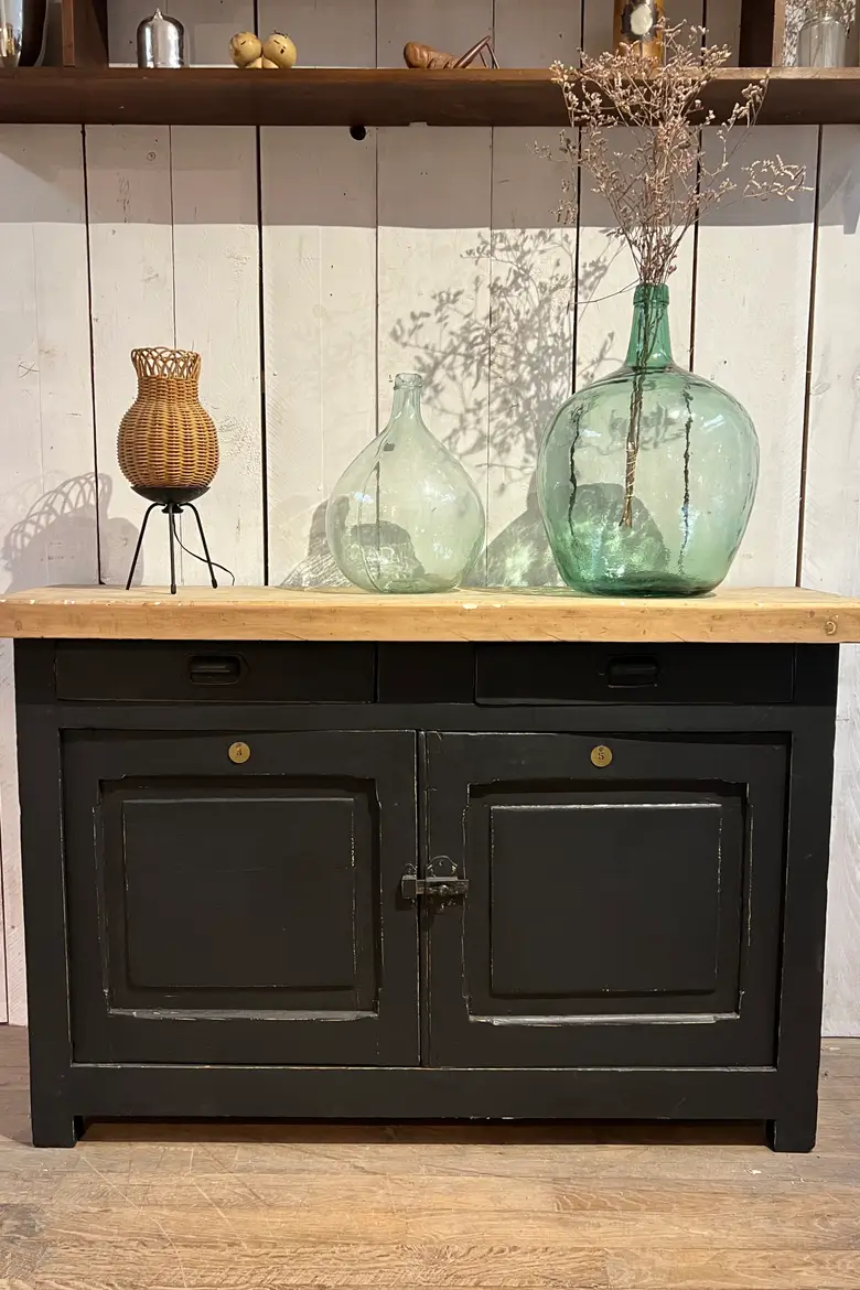 Ancien meuble billot Début 20ème