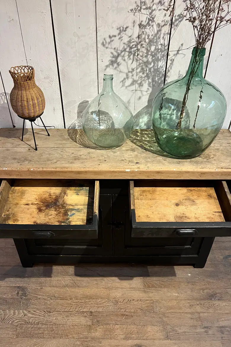 Ancien meuble billot Début 20ème