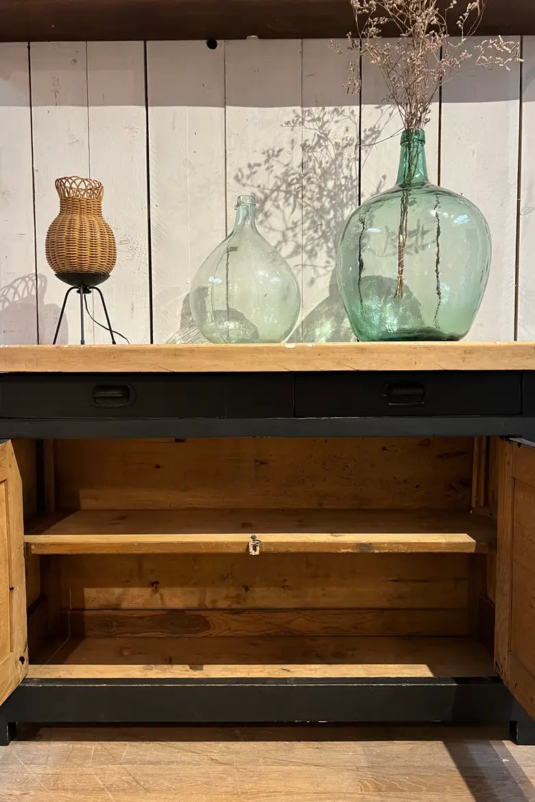 Ancien meuble billot Début 20ème