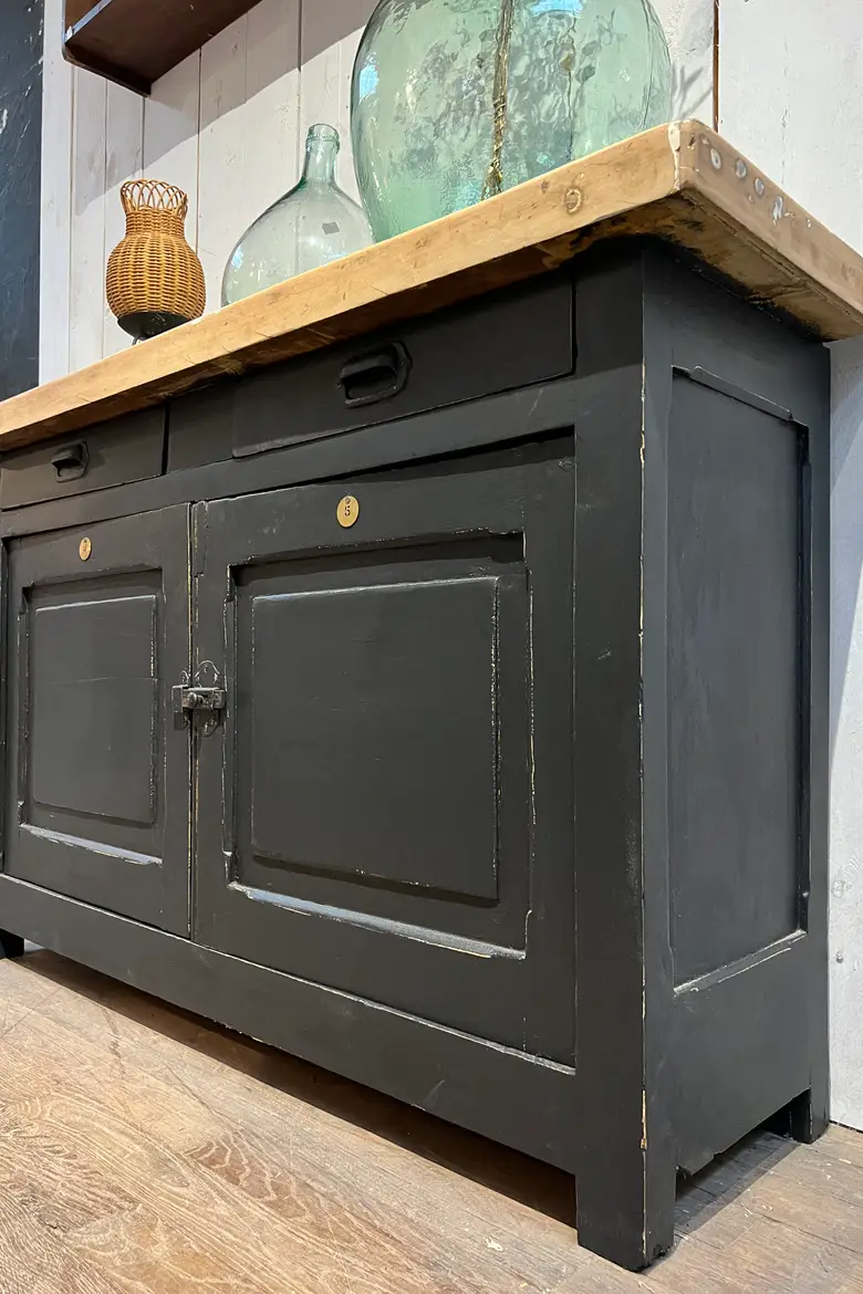 Ancien meuble billot Début 20ème