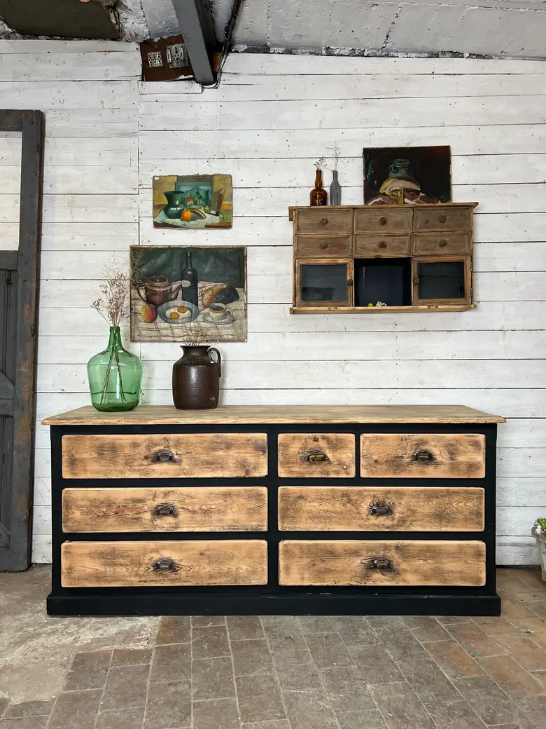 Ancien meuble comptoir
