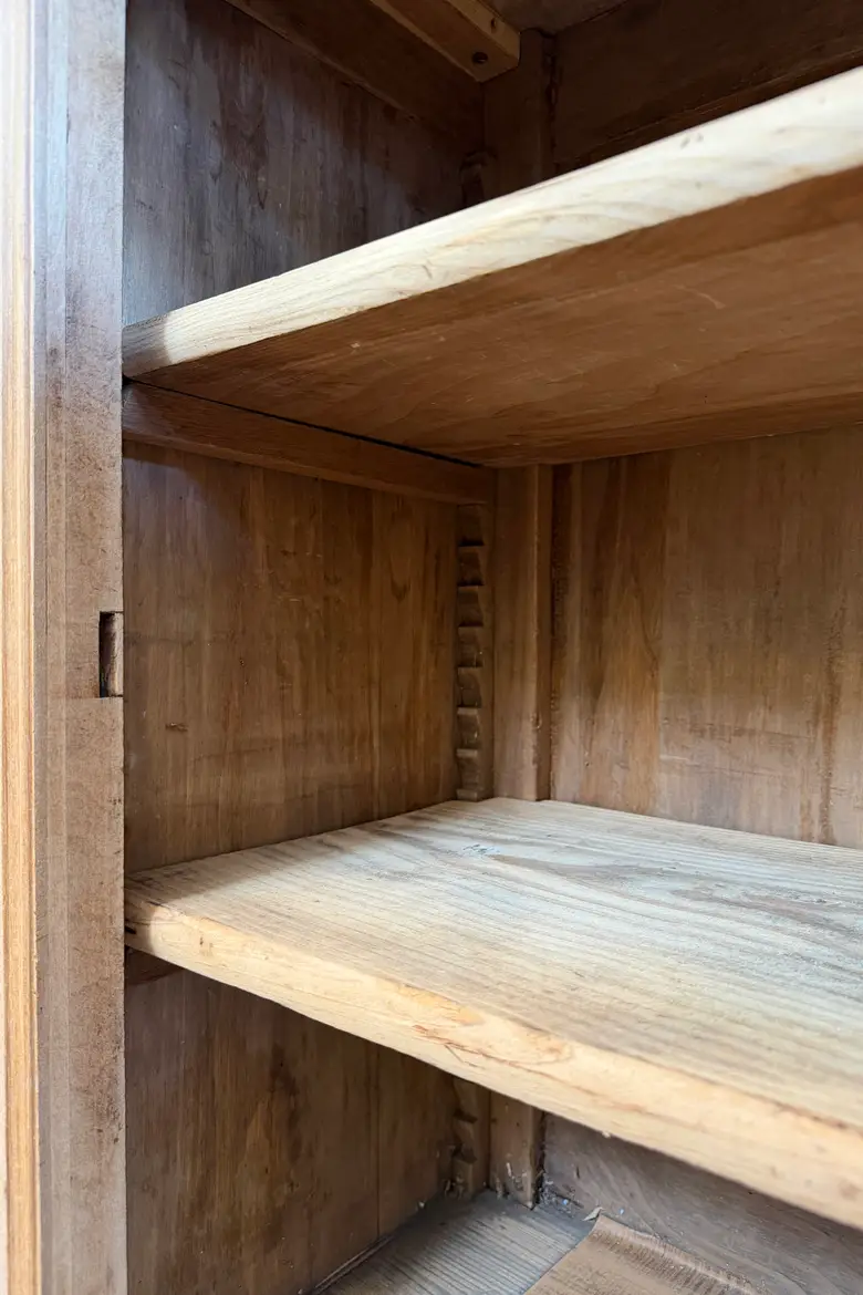 Petit confiturier en chêne — Ancien meuble confiturier en chêne