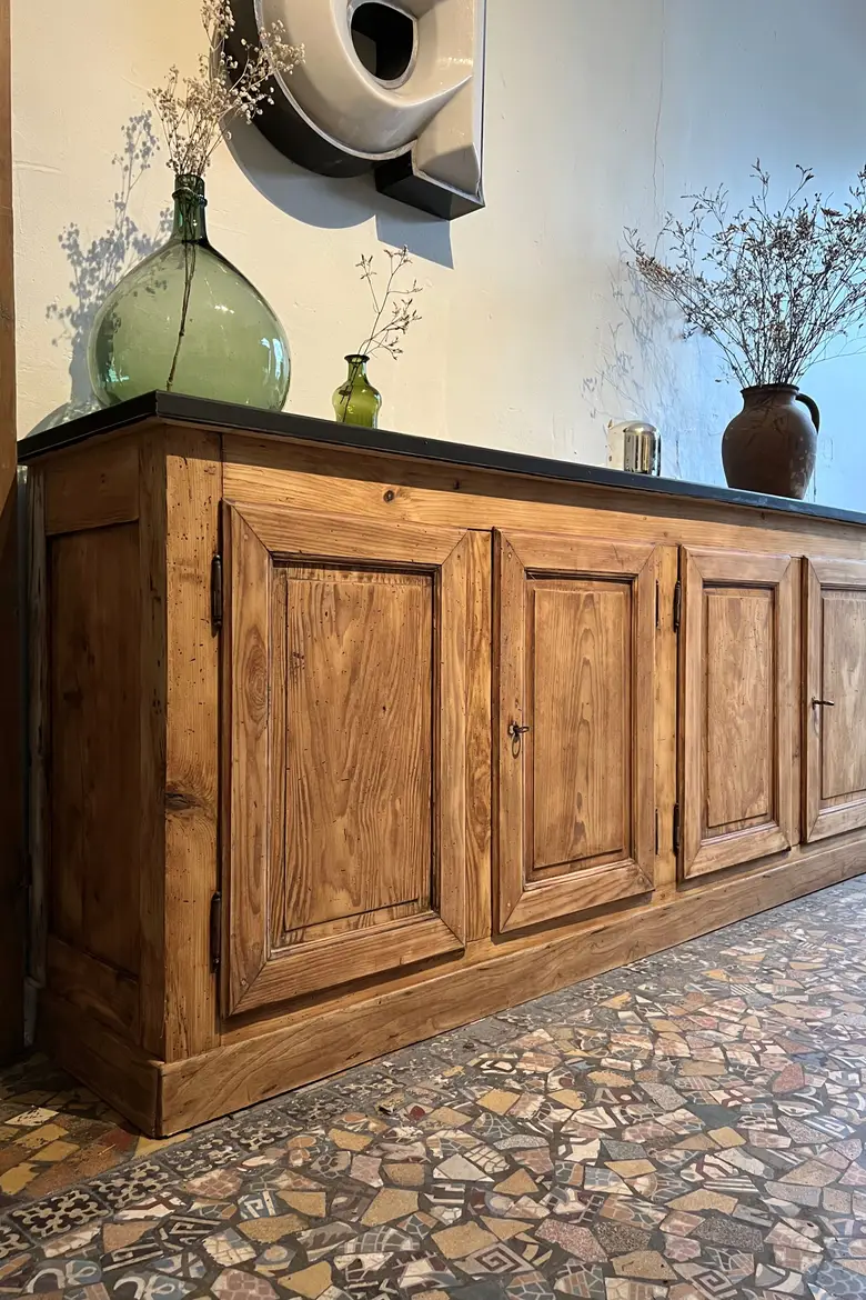 Ancien meuble d’atelier 4 portes Début XXème