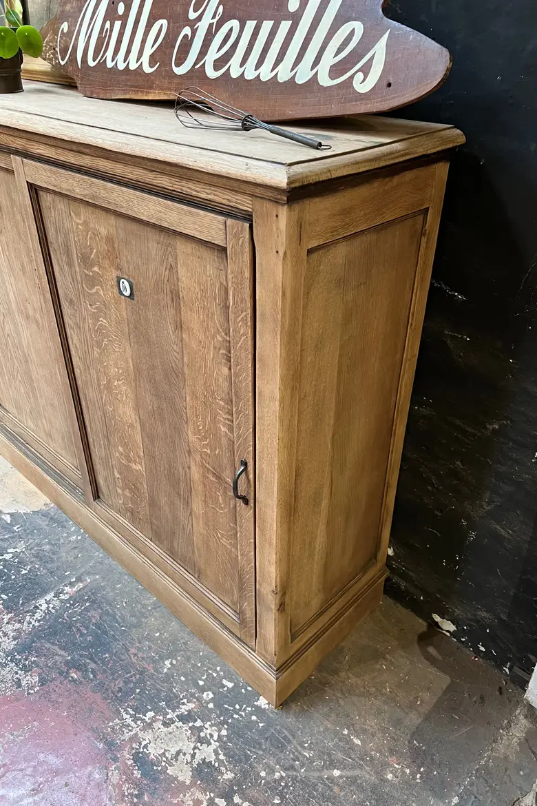 Ancien meuble d’atelier en chêne Début XXème