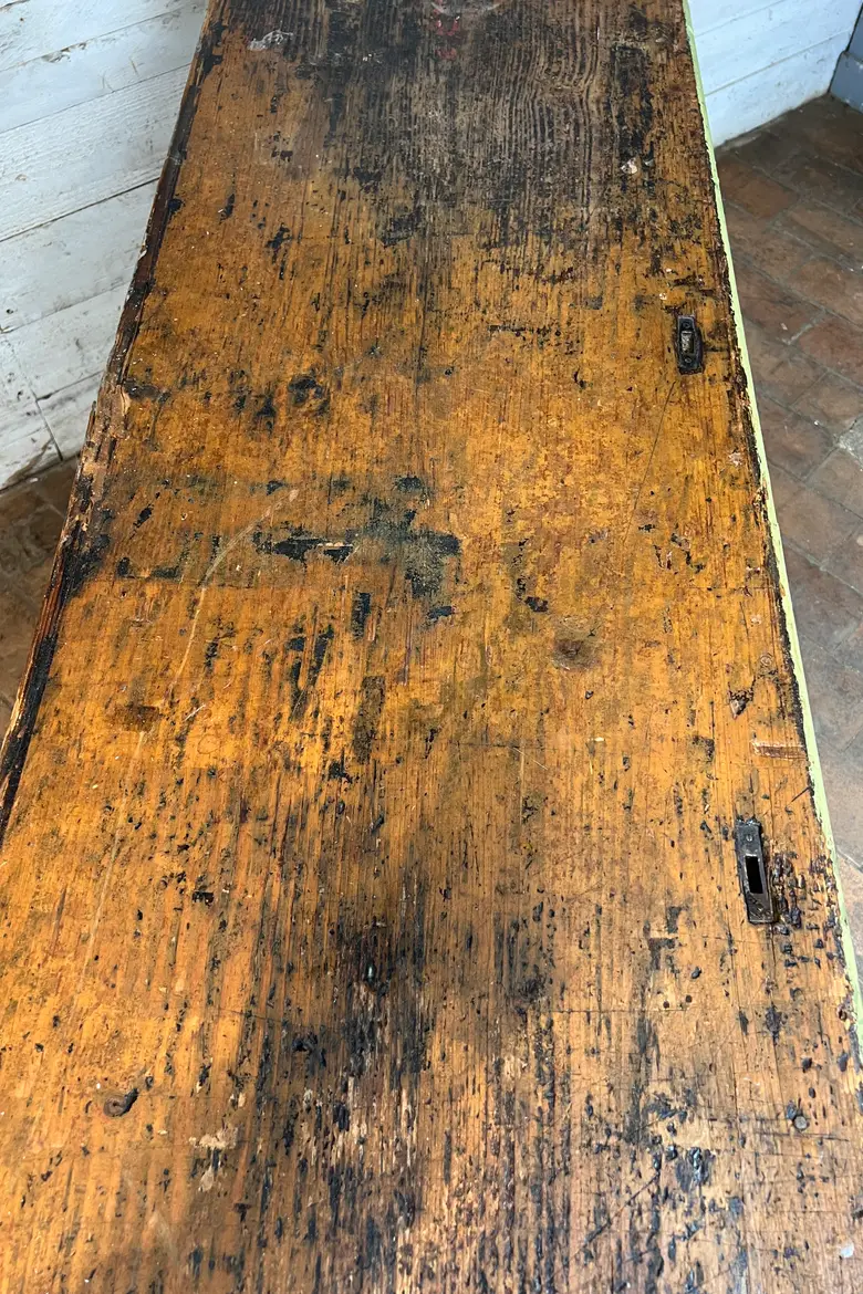 Ancien meuble d’atelier – XIXe siècle – Art populaire