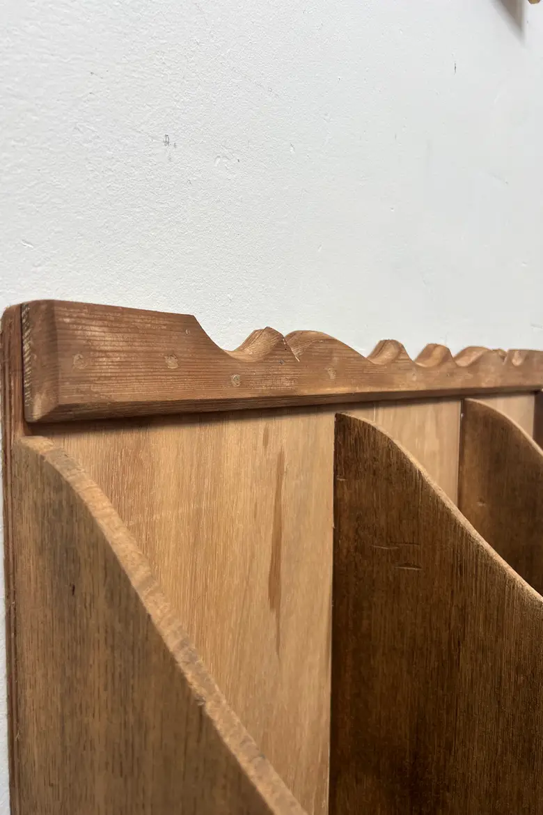 Ancien meuble de graineterie en chêne – début XXᵉ