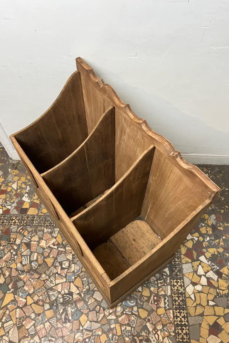 Ancien meuble de graineterie en chêne – début XXᵉ