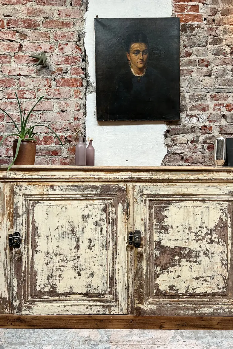 Ancien meuble de magasin XIXème 1880