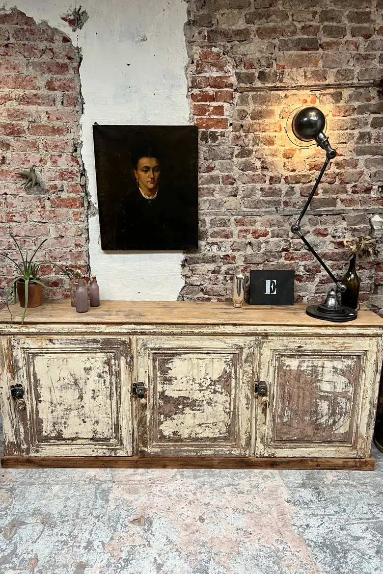 Ancien meuble de magasin XIXème 1880