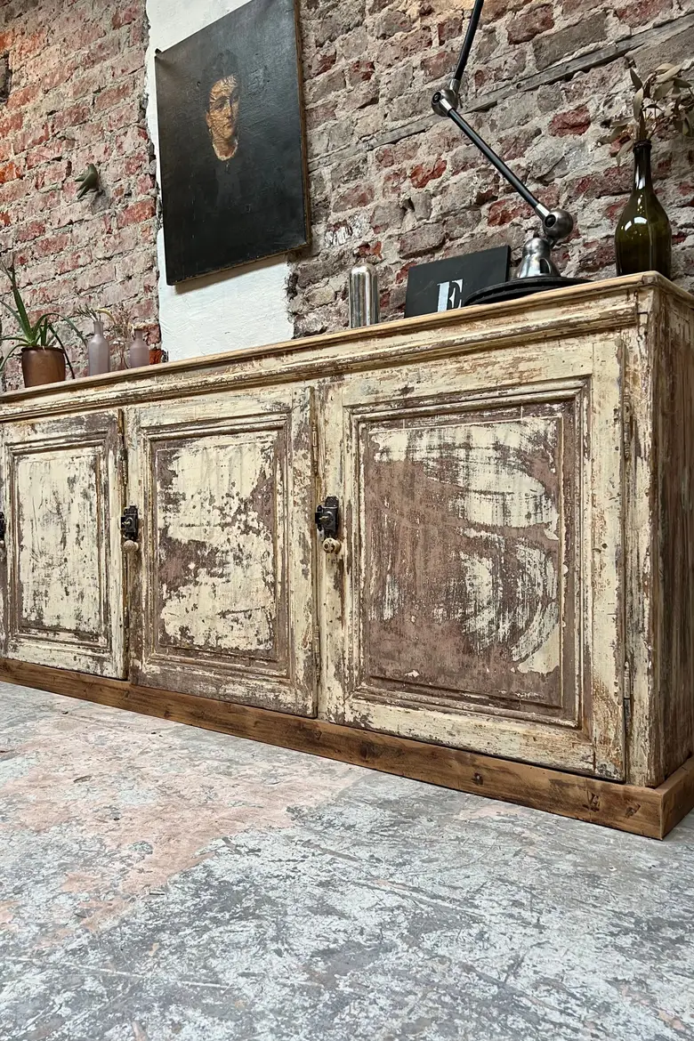Ancien meuble de magasin XIXème 1880