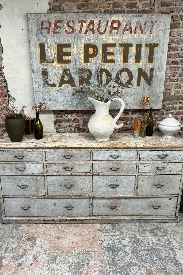 Ancien meuble de métier à tiroirs Début XXème