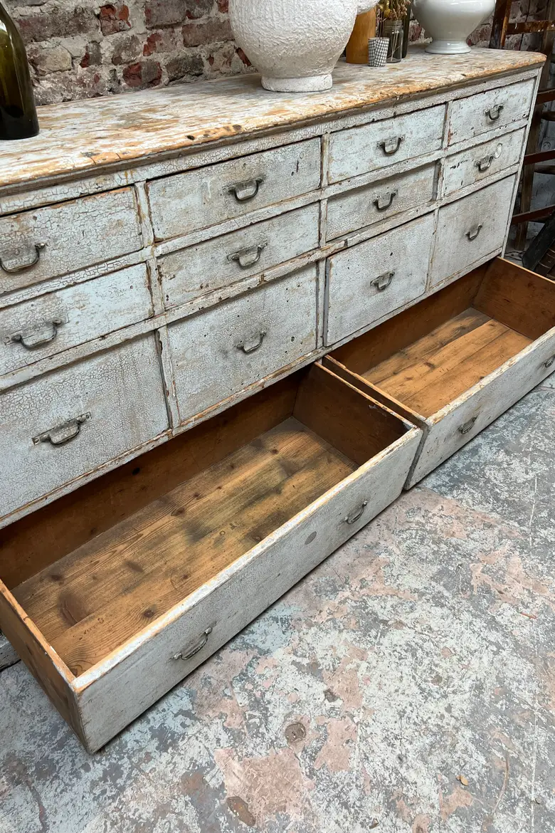 Ancien meuble de métier à tiroirs Début XXème