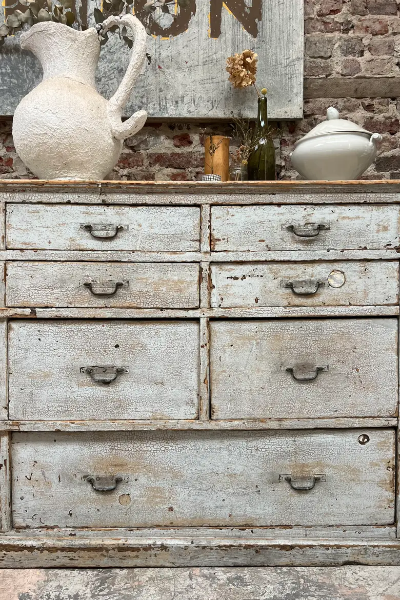 Ancien meuble de métier à tiroirs Début XXème