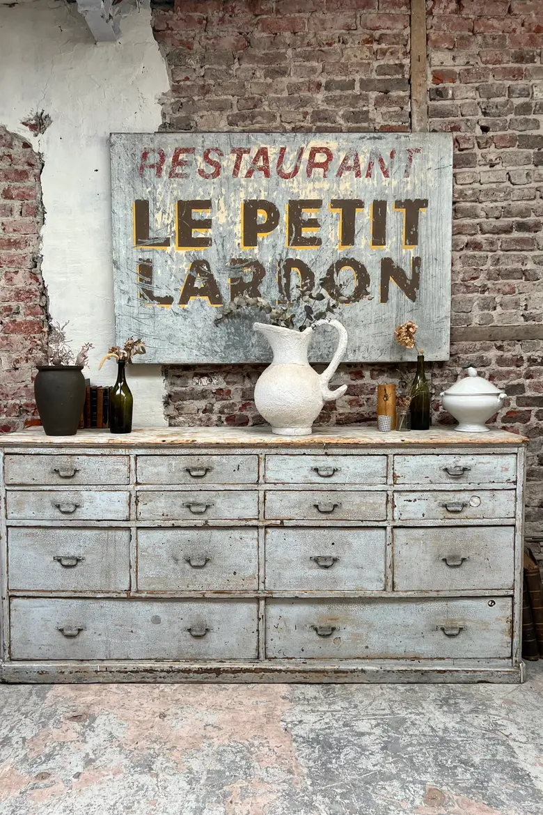 Ancien meuble de métier à tiroirs Début XXème