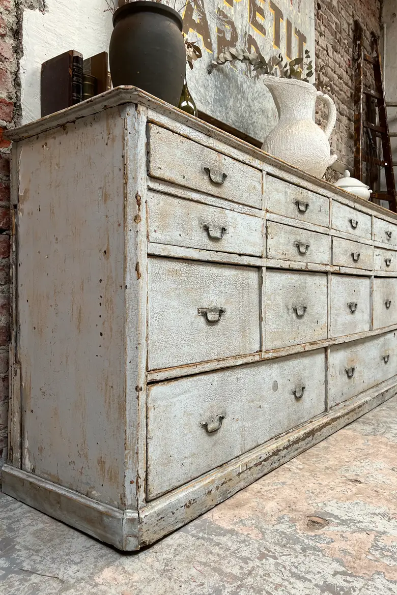 Ancien meuble de métier à tiroirs Début XXème