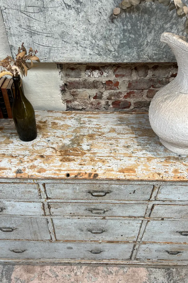 Ancien meuble de métier à tiroirs Début XXème