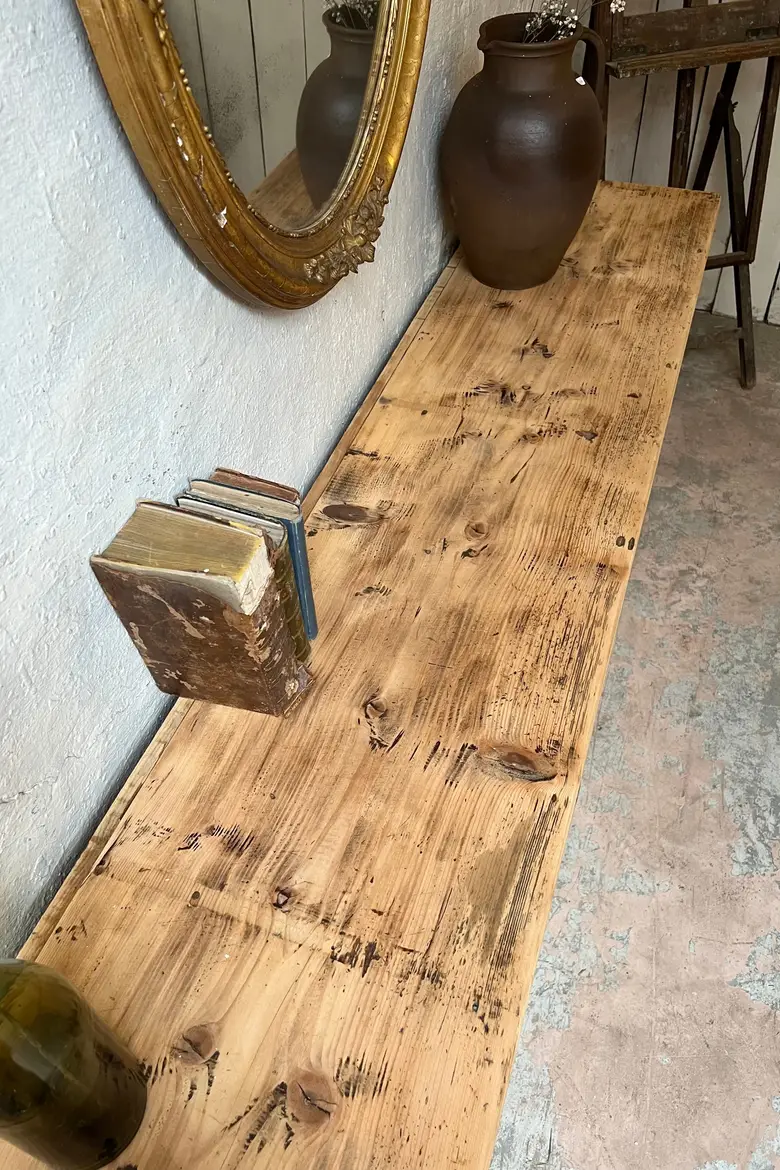 Ancien meuble de métier en sapin Début XXème