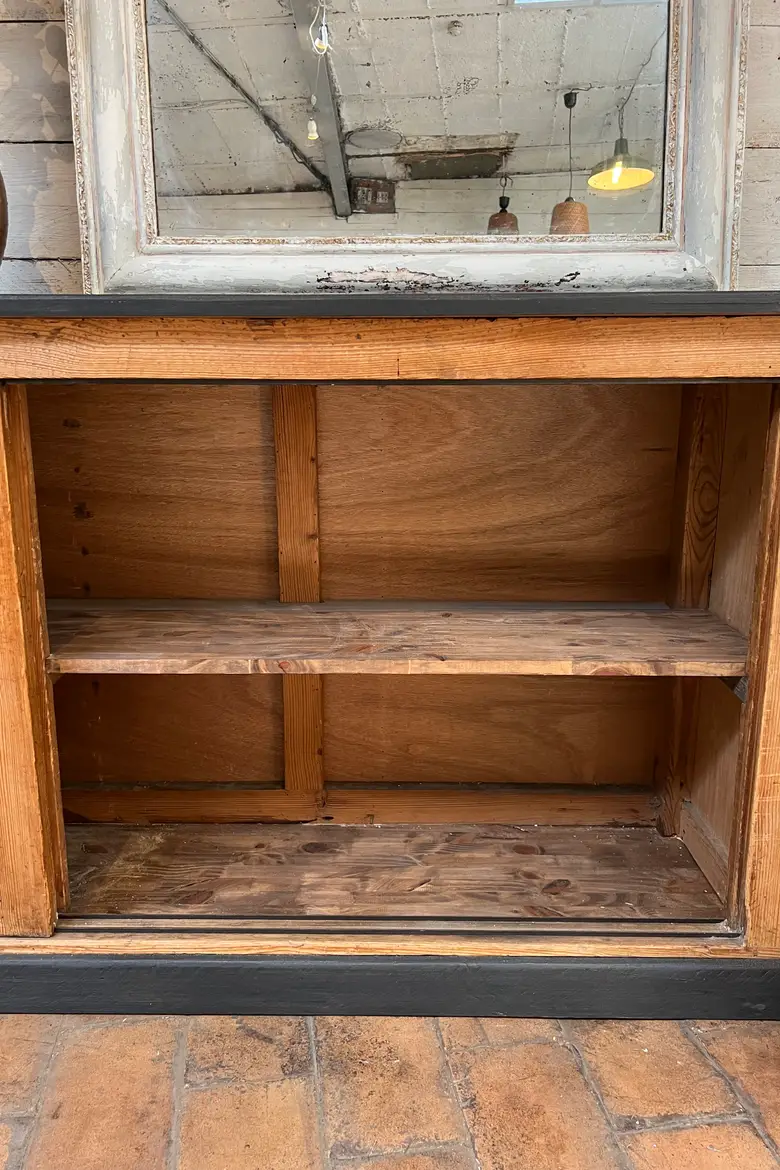 Ancien meuble de métier en sapin Début XXème
