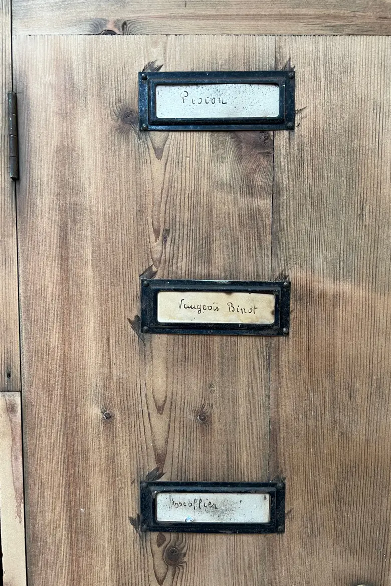 Ancien meuble de métier en sapin Début XXème