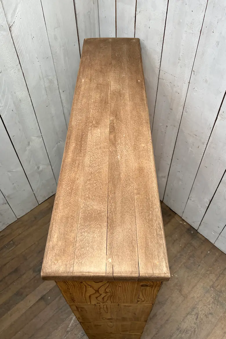 Ancien meuble de notaire à clapets – Début XXe