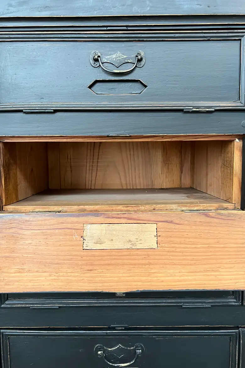 Ancien meuble de notaire à clapets Début XXème