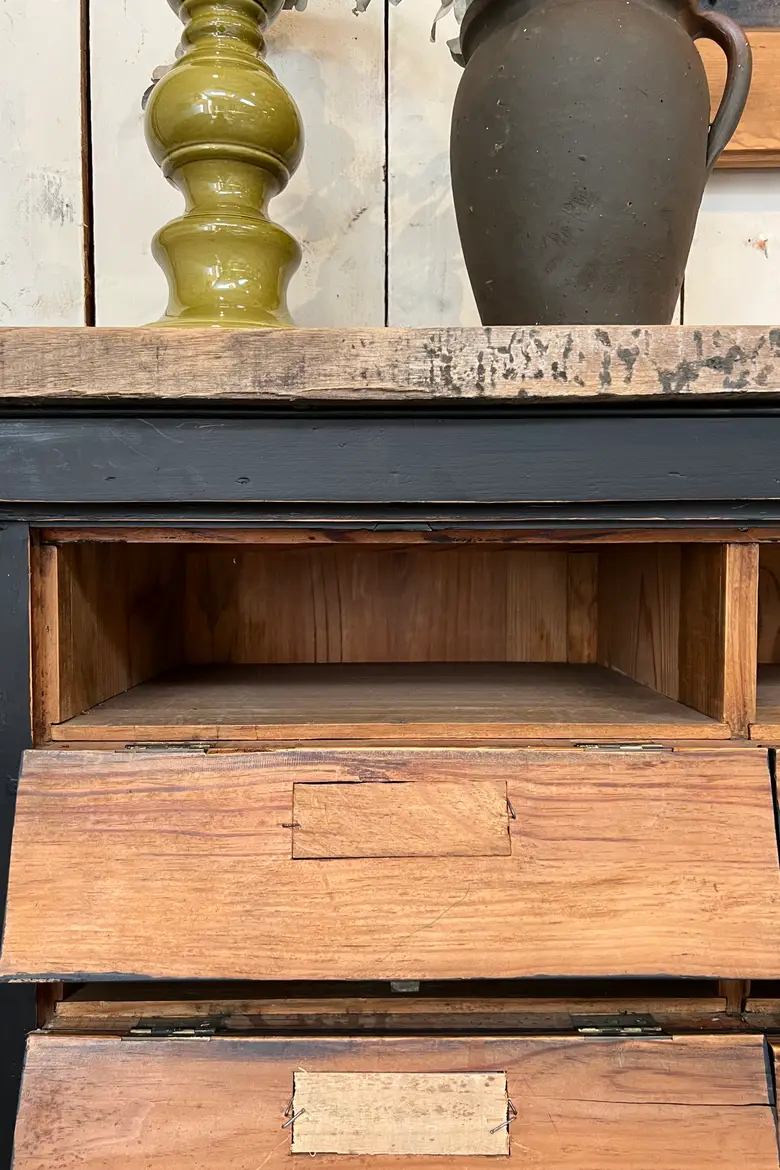 Ancien meuble de notaire à clapets Début XXème