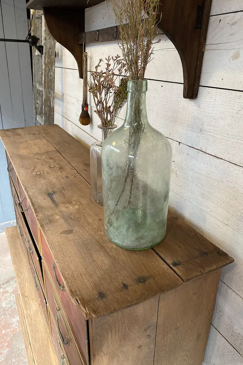 Ancien meuble de notaire en chêne Début XXème