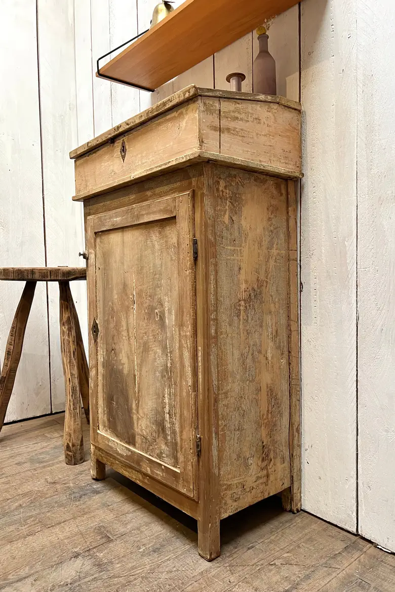 Ancien meuble écritoire en bois Début XXème