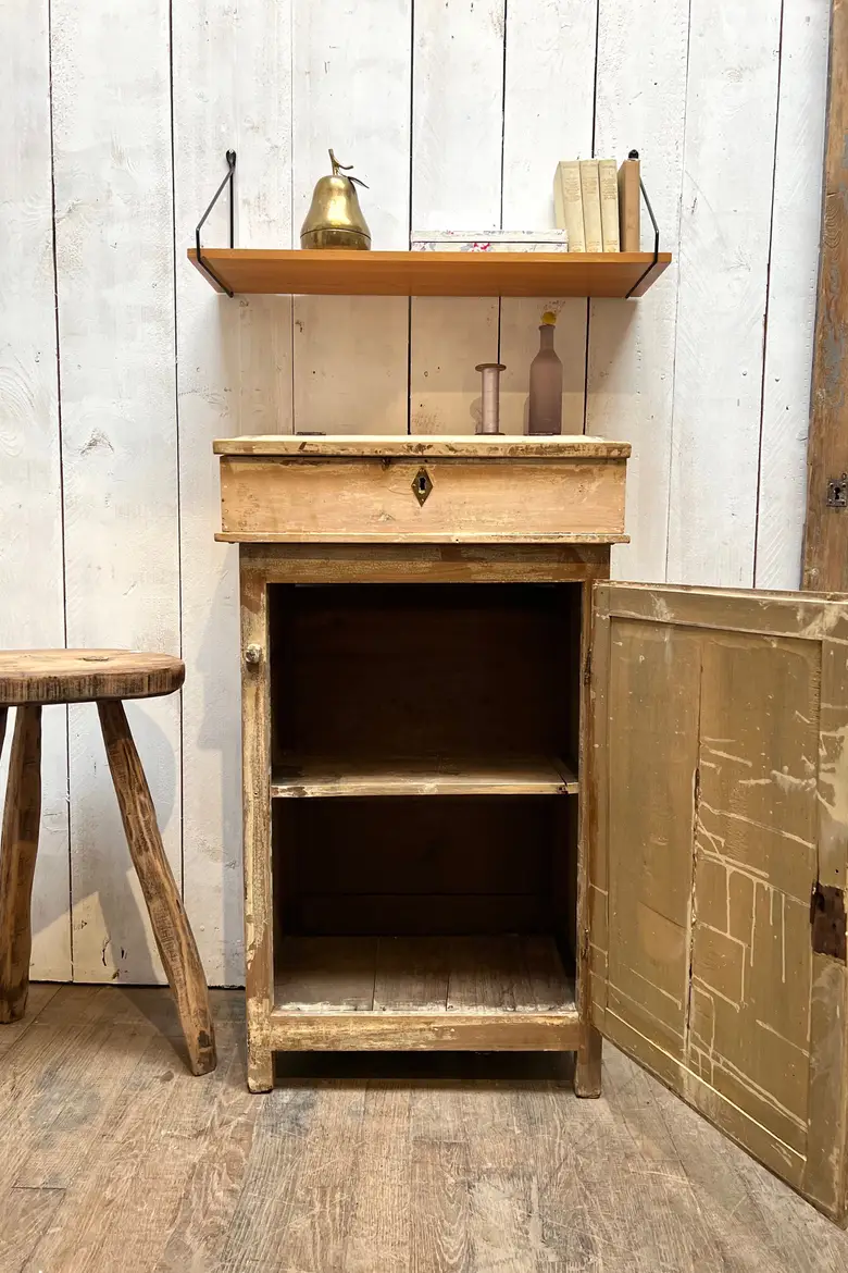 Ancien meuble écritoire en bois Début XXème
