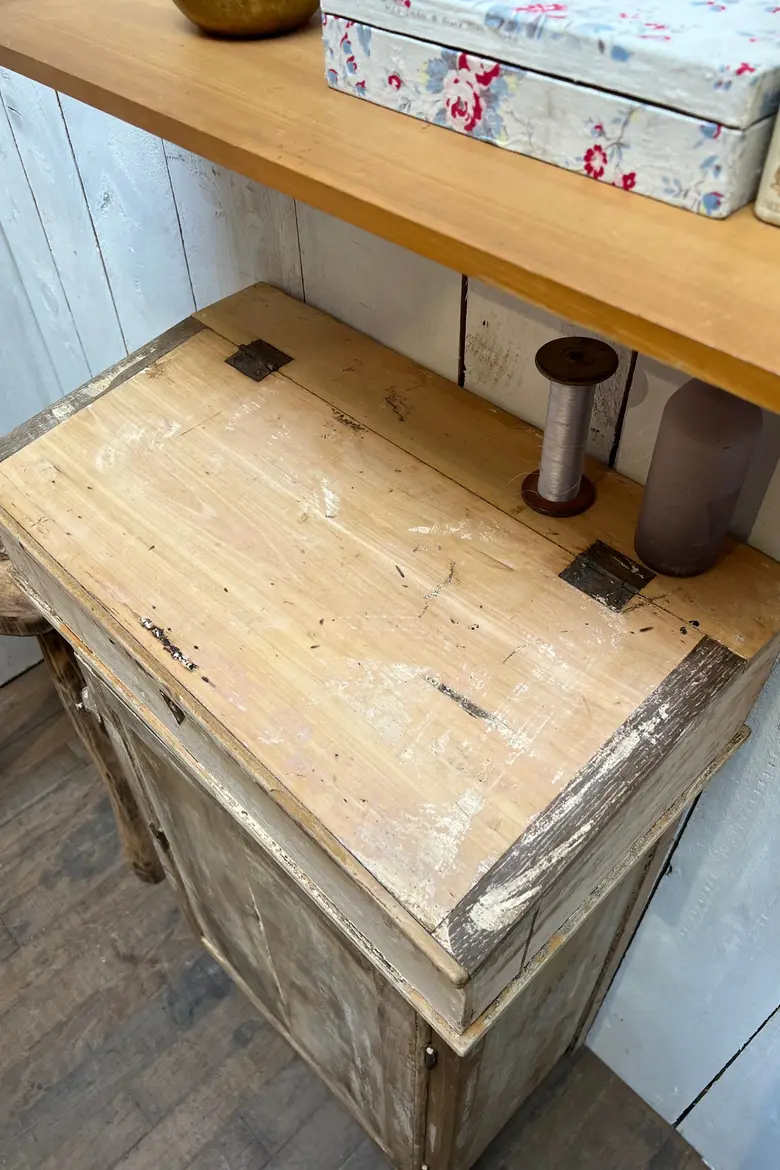 Ancien meuble écritoire en bois Début XXème