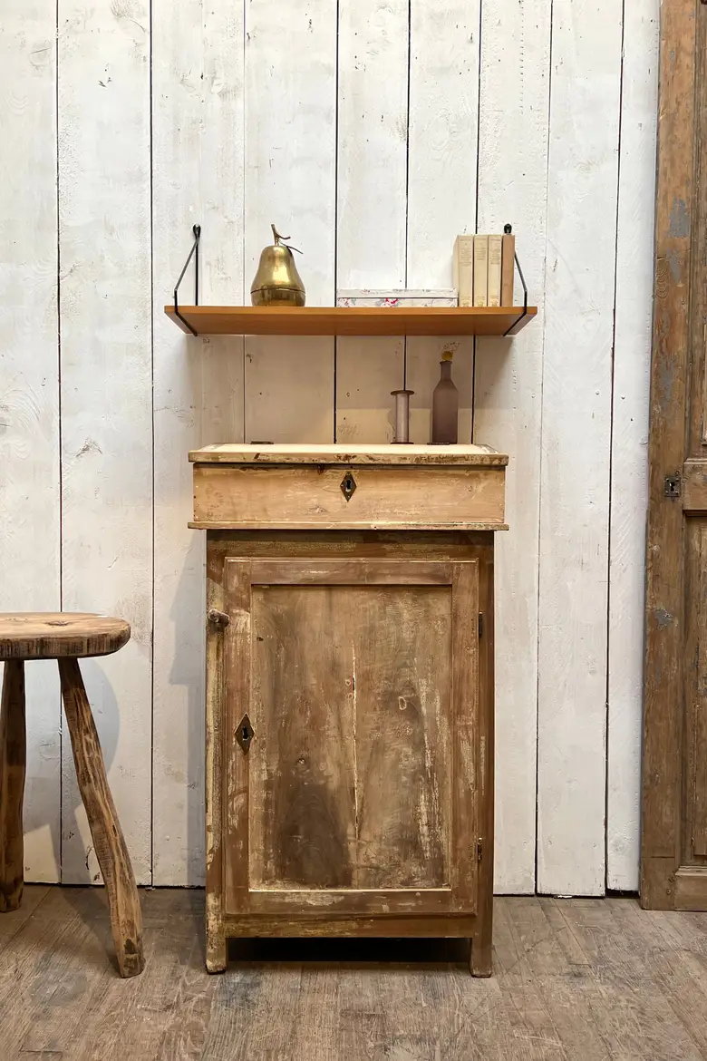 Ancien meuble écritoire en bois Début XXème