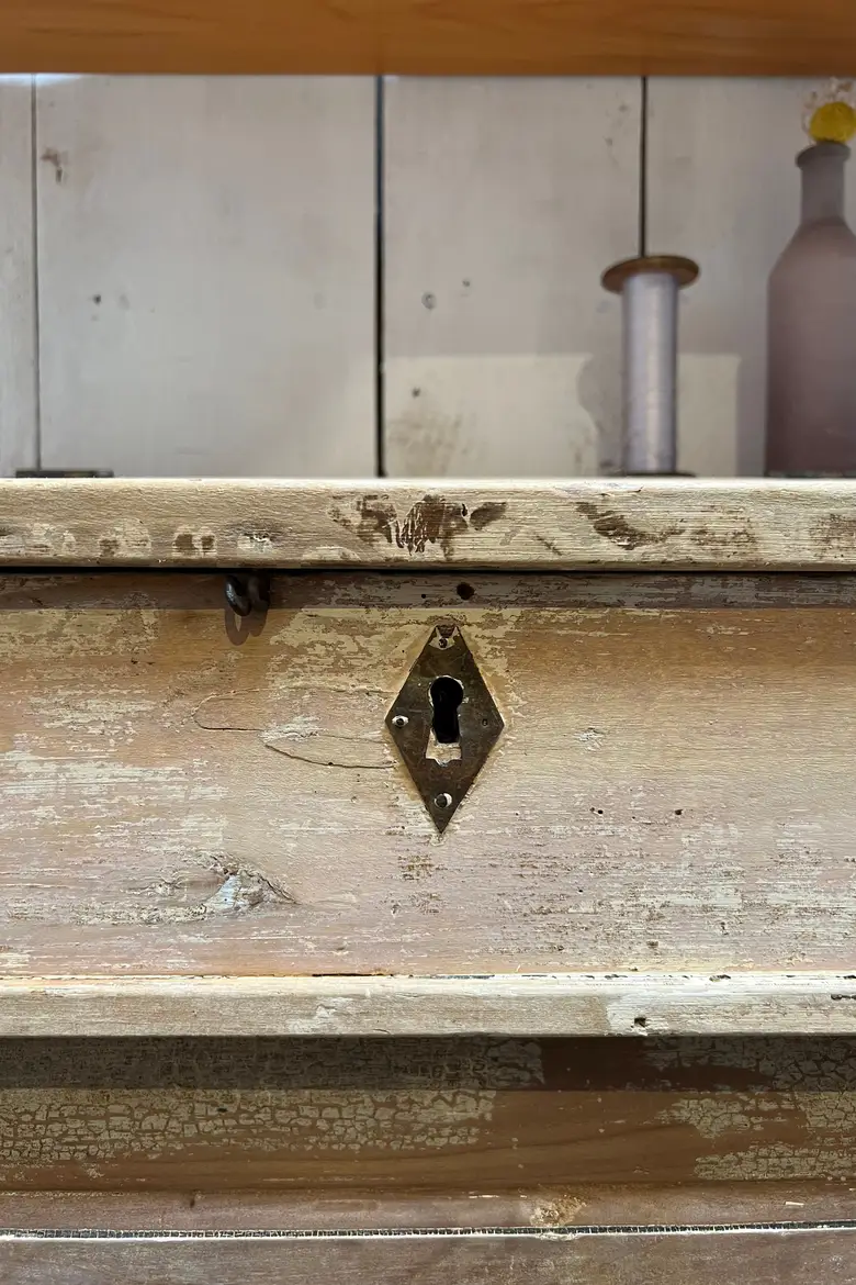 Ancien meuble écritoire en bois Début XXème